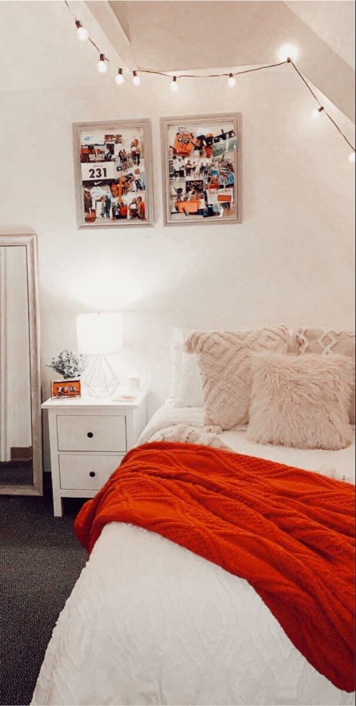 simple minimalist dorm