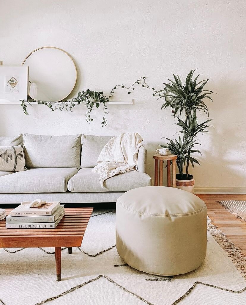 minimalist boho living rooms