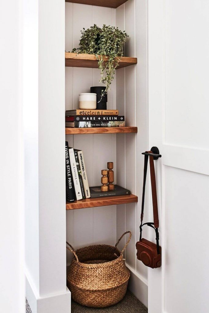 wall mounted entryway shelves