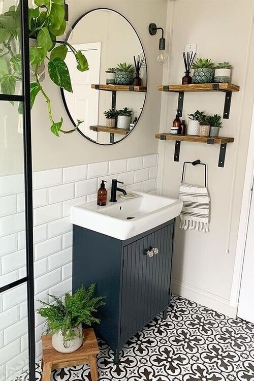 bathroom shelf ideas