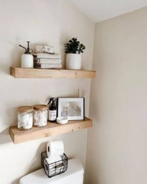 bathroom wall shelves ideas