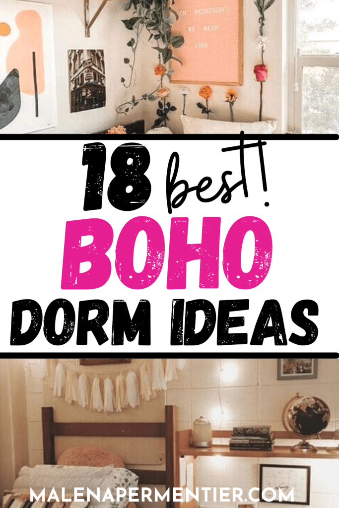 boho college dorm room