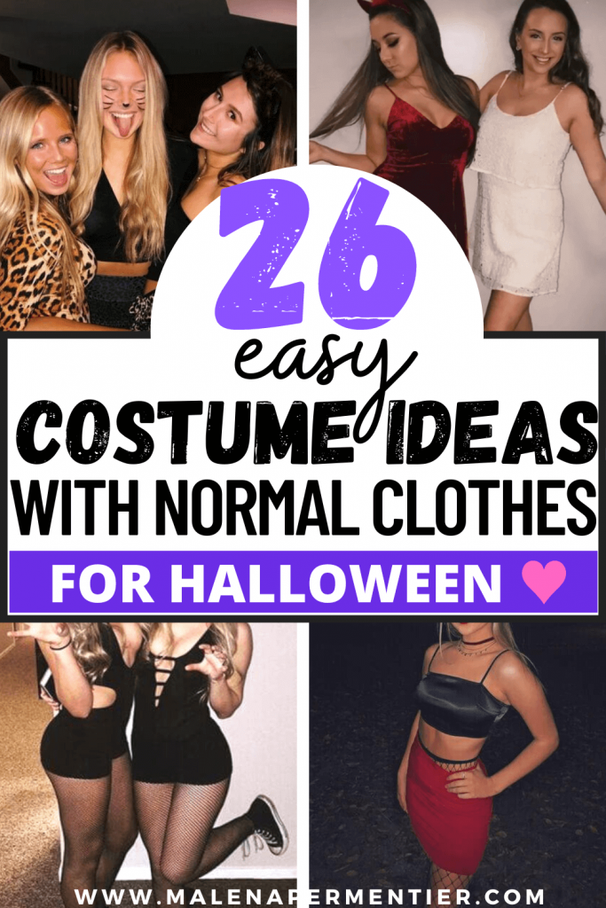 easy character costumes with normal clothes