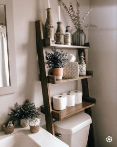 18 Bathroom Shelf Decor Ideas For Over The Toilet That Look Amazing