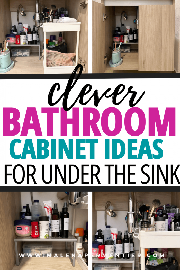 Under Bathroom Sink Organization Ideas (Perfect For Small Cabinets)