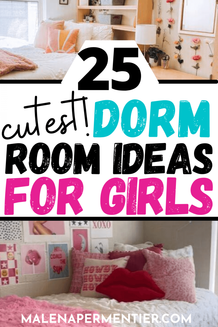 25 Cute Dorm Room Ideas For Girls In College (Best Inspo for 2024)