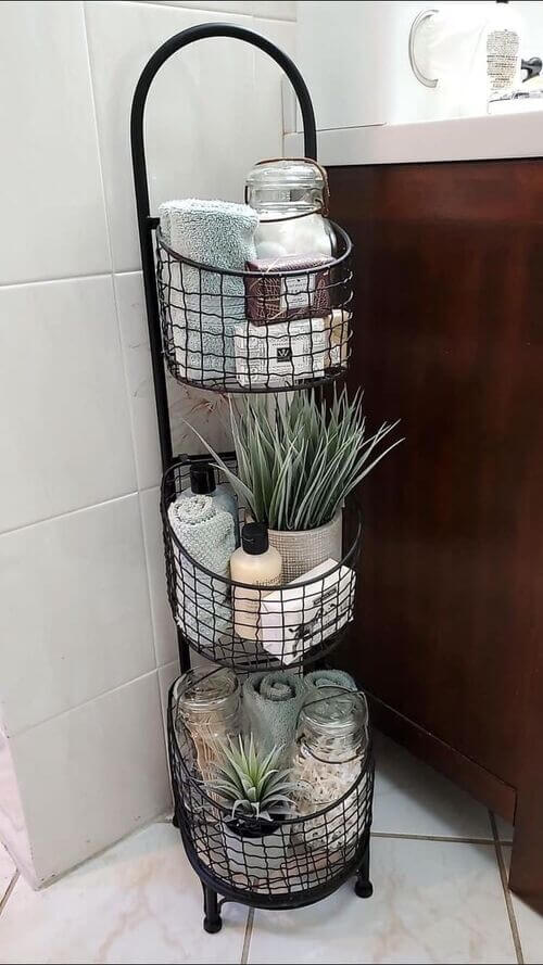 bathroom vanity organizer