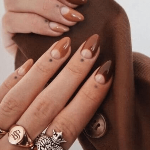 best brown nails ideas