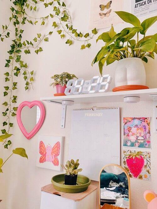 cute pastel wall decor