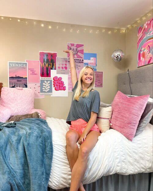 danish pastel dorm room