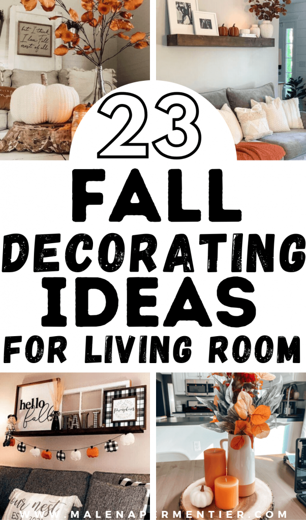 fall decorating ideas for living room