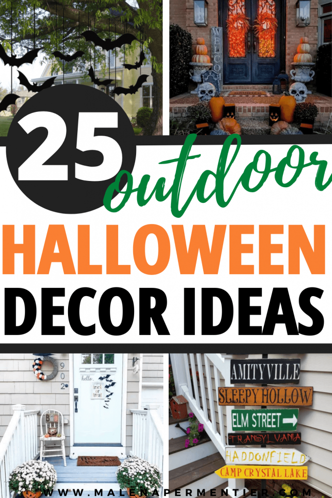 outdoor halloween decor