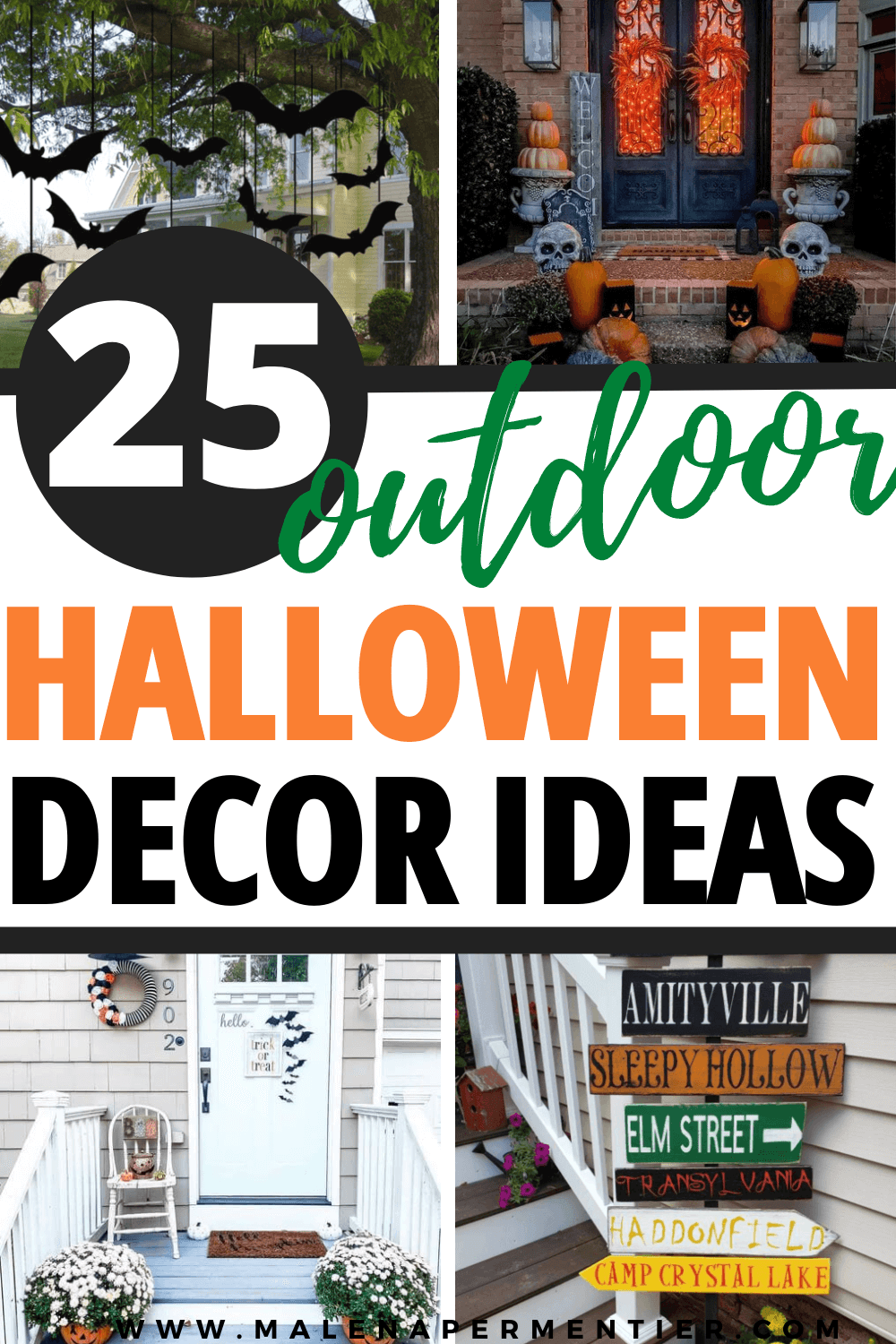 25 Cheap Outdoor Halloween Decorating Ideas To Get You Into The Spooky   Outdoor Halloween Decor 