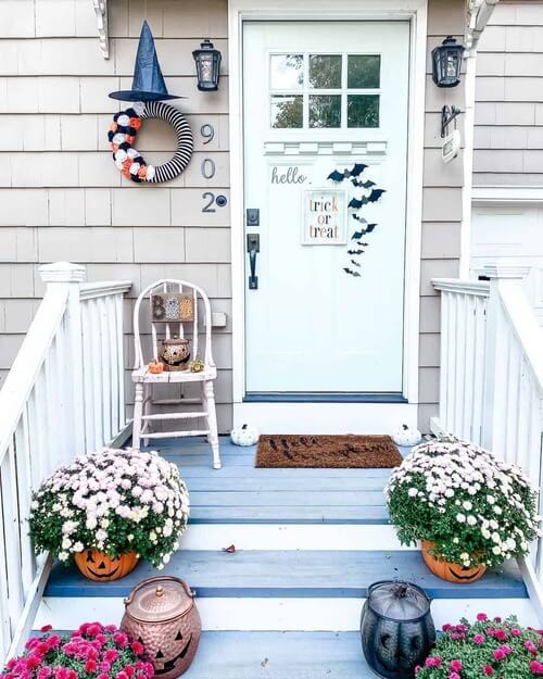 outdoor halloween ideas farmhouse