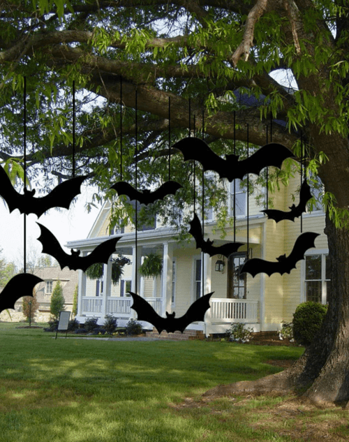 outdoor halloween tree