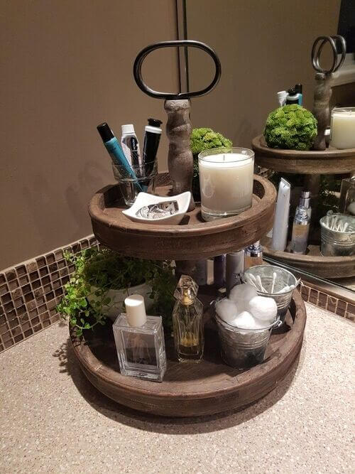 tray for bathroom accessories