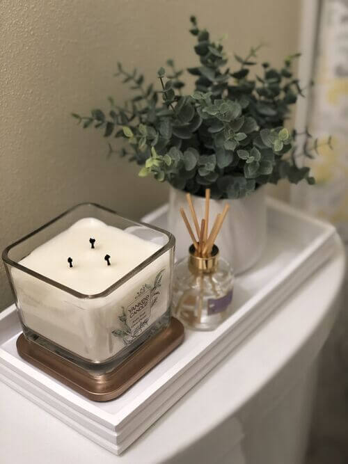 vase for bathroom counter