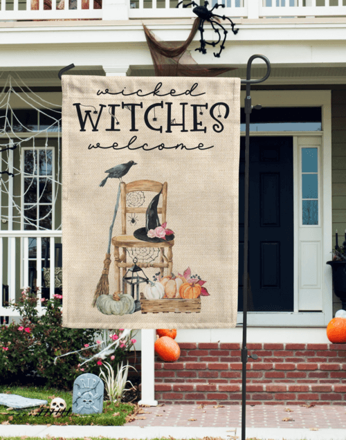 witches porch sign
