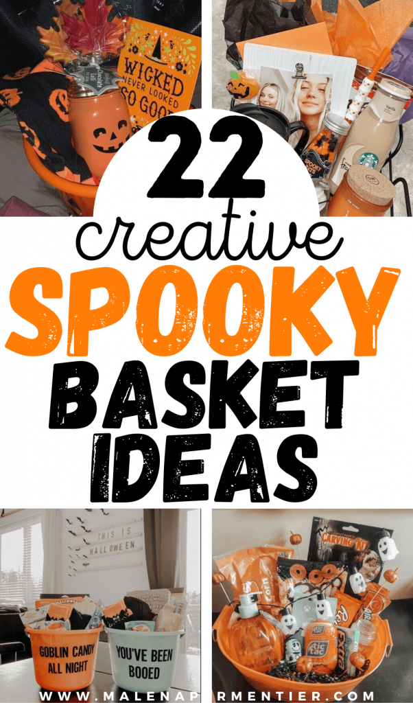 creative spooky basket ideas