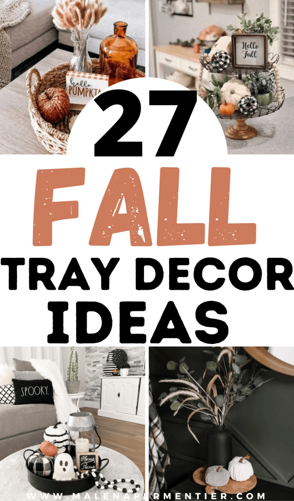 fall tray decor ideas