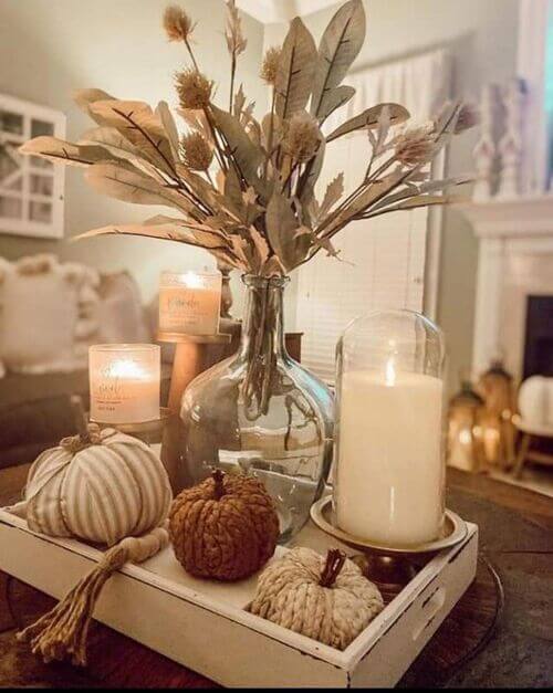 fall tray ideas