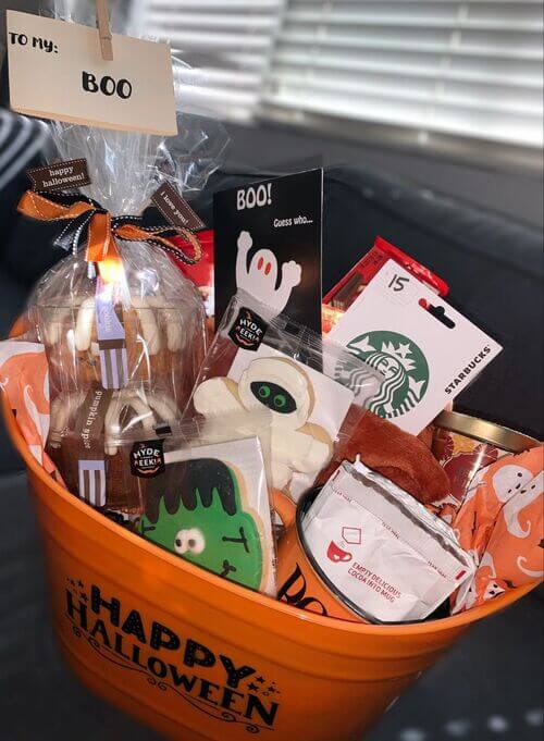 22 Spooky Basket Ideas For Your Boo (That They Will Love!)