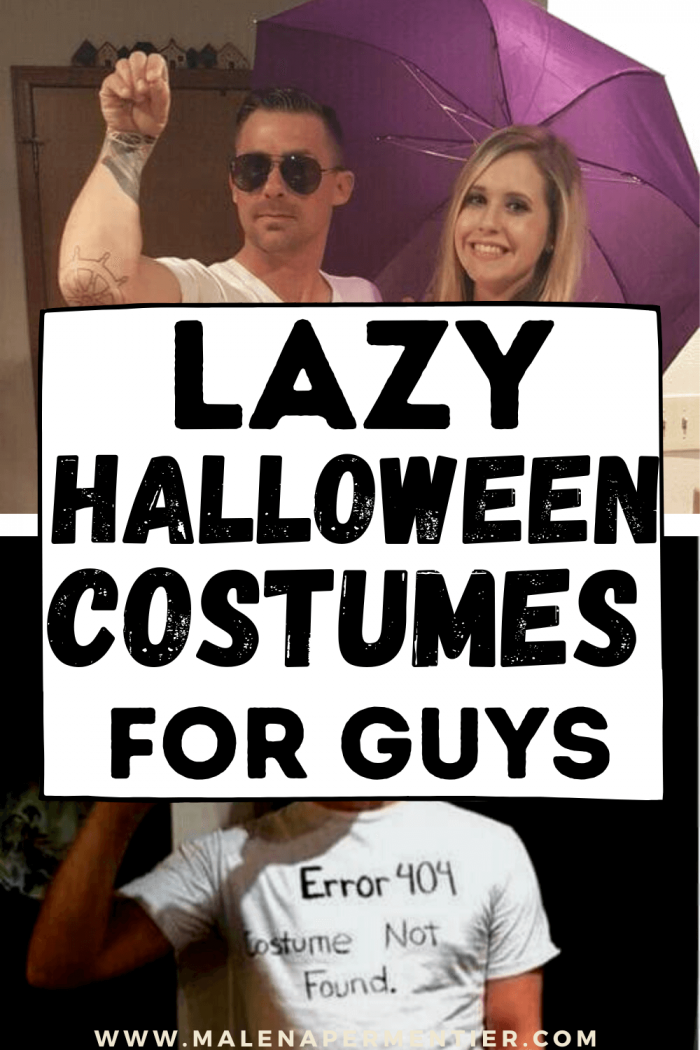 15 Lazy Halloween Costumes For Guys To Wear In 2023 (Low effort & Last