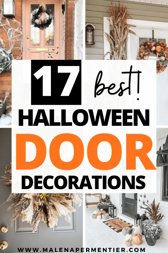 scary halloween door decorations
