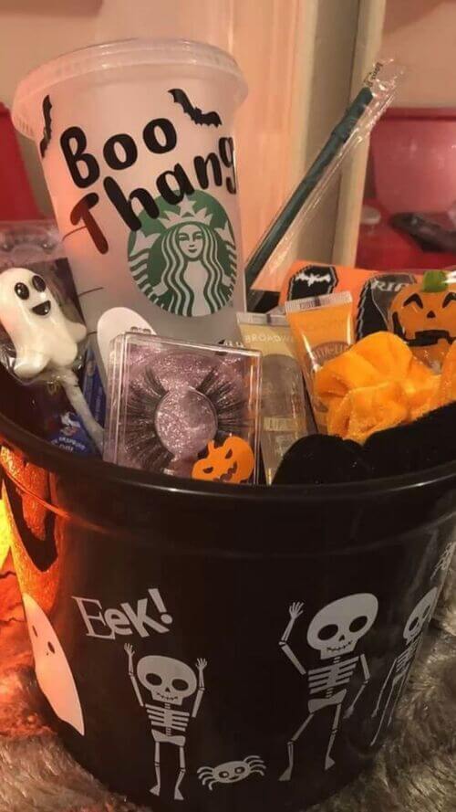 spooky basket ideas for adults