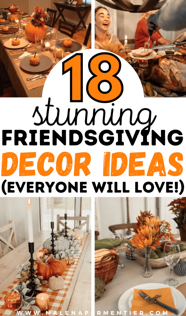 friendsgiving decorations table