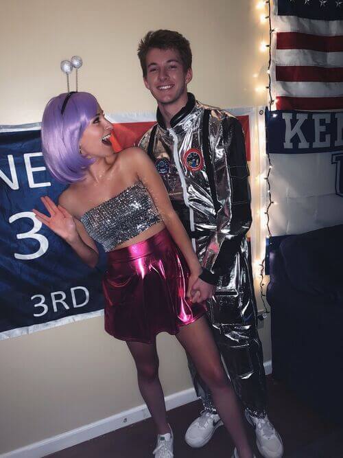 space couple costume