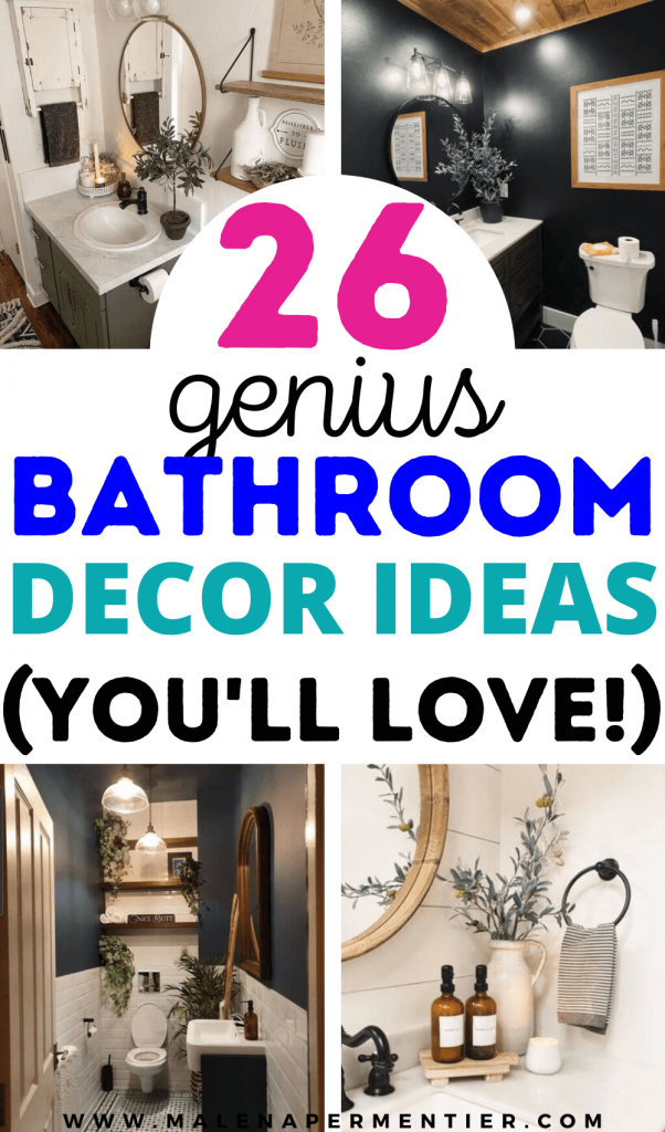 26 Stunning Bathroom Decor Ideas To Recreate Right Now