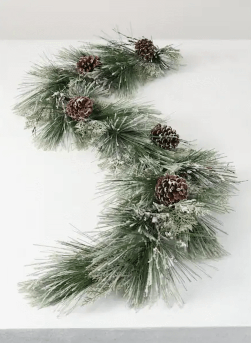 cedar pinecone garland