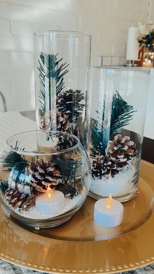 decorate a small living room for christmas