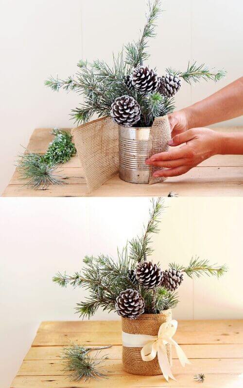 diy christmas decor for table