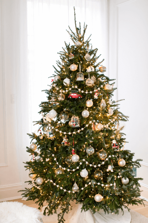 farmhouse christmas tree decor