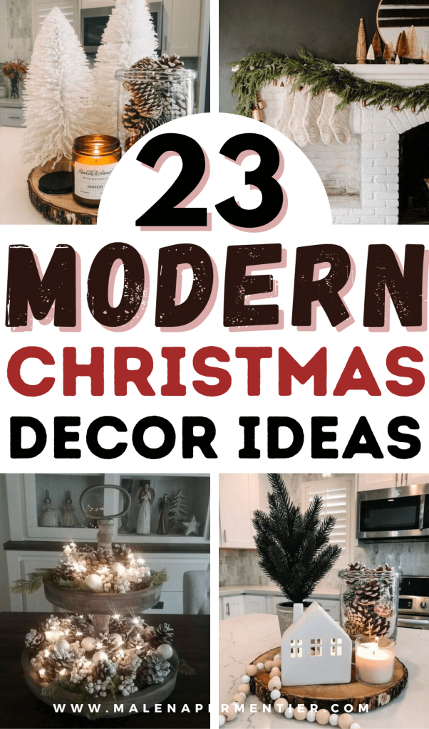 modern christmas decor minimalist