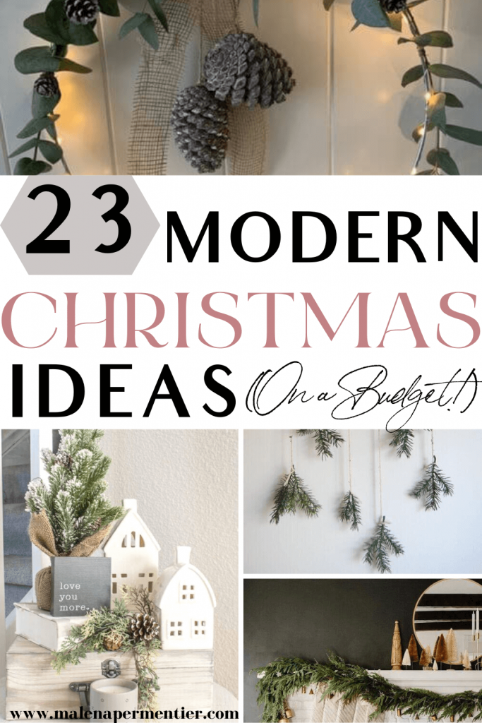 modern holiday decor