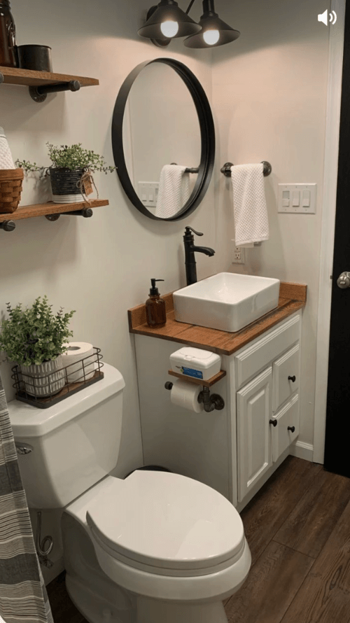 simple bathroom decor