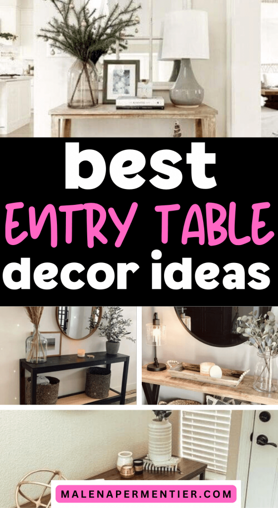 best entry table decor ideas 2023