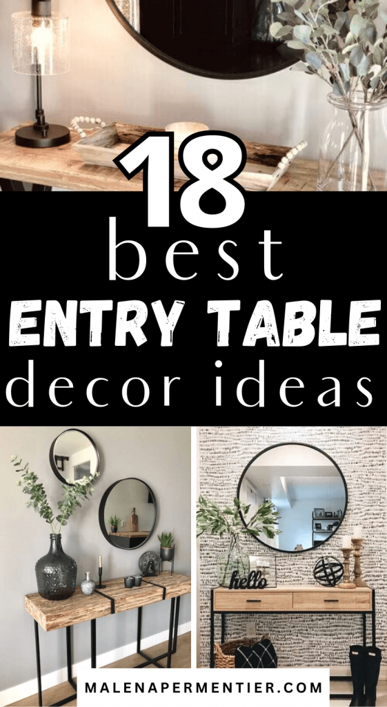 best entry table decorating ideas