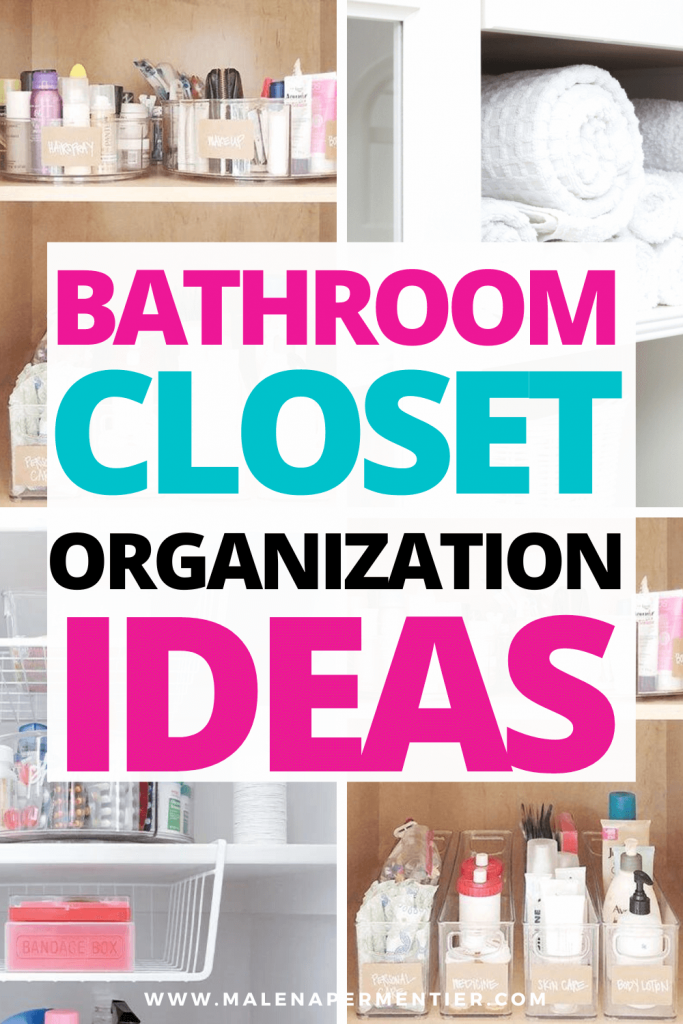 bathroom closet storage ideas