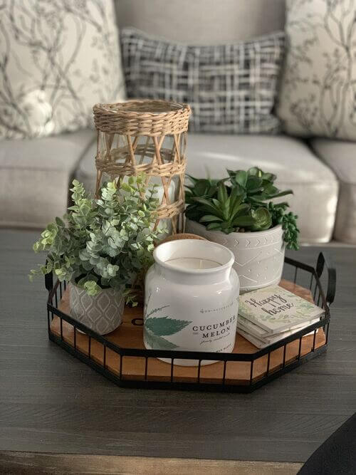 decorative tray ideas for spring