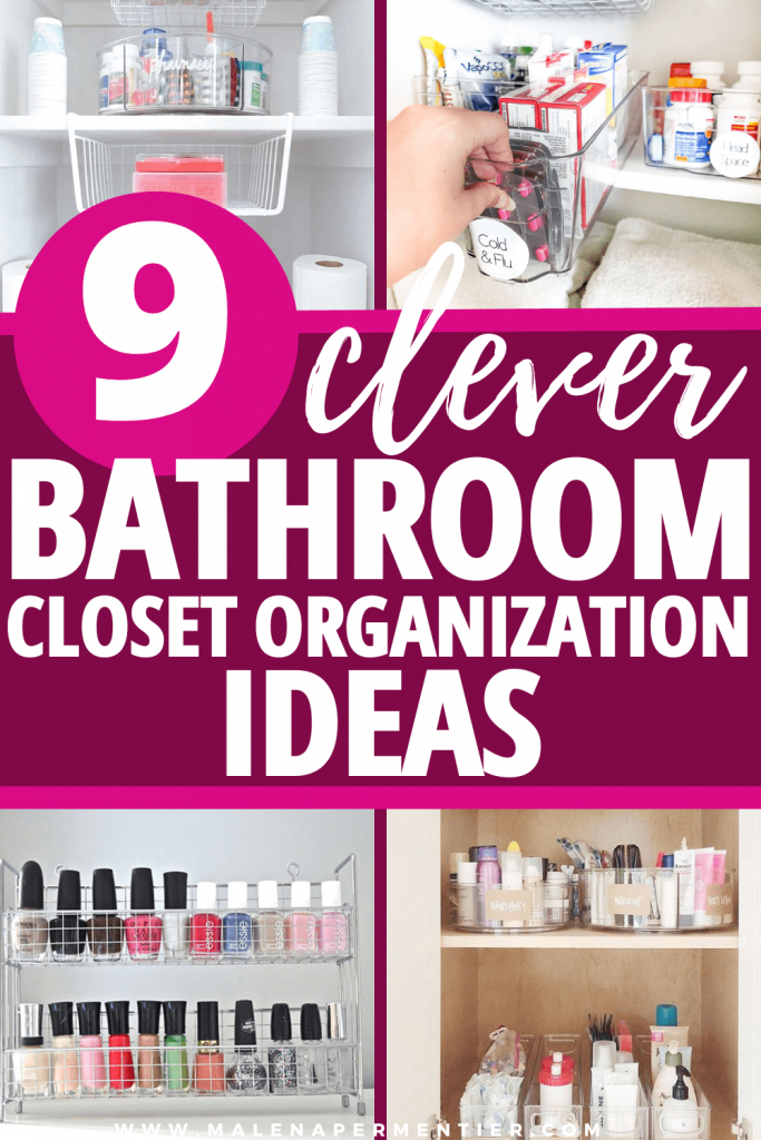 small bathroom closet ideas