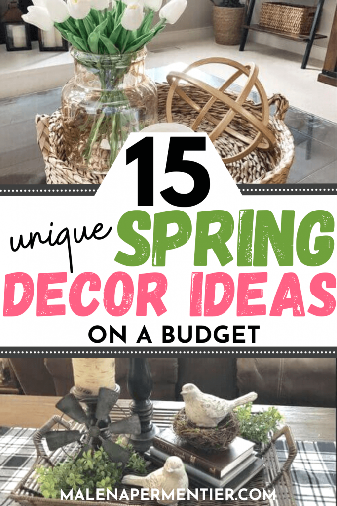 unique spring decor ideas on a budget