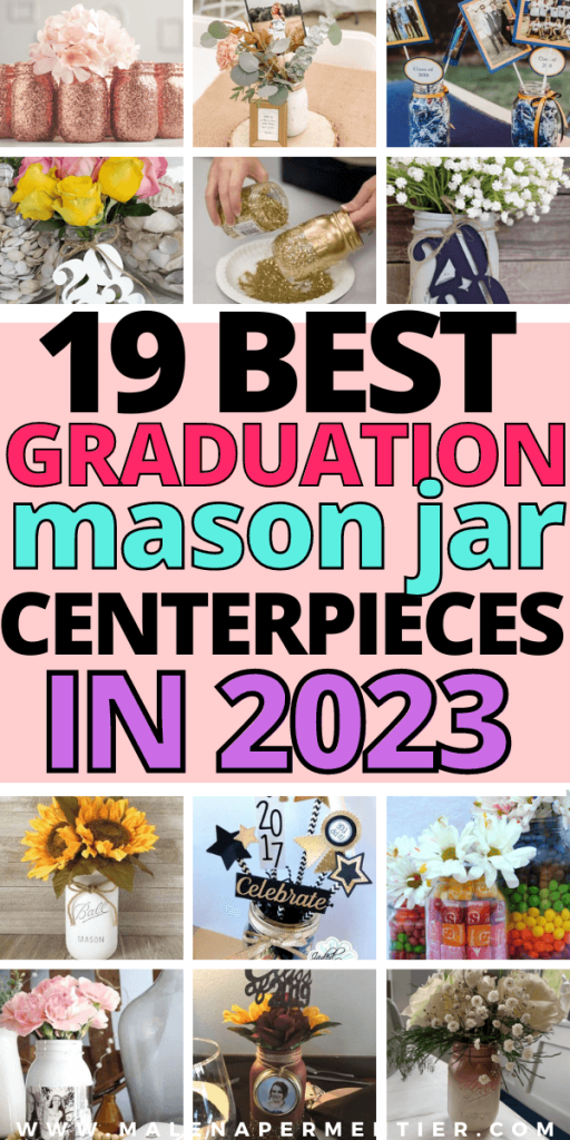 best mason jar centerpieces for graduation party