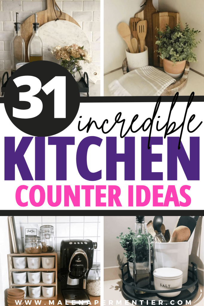 decorating ideas for kitchen counter
