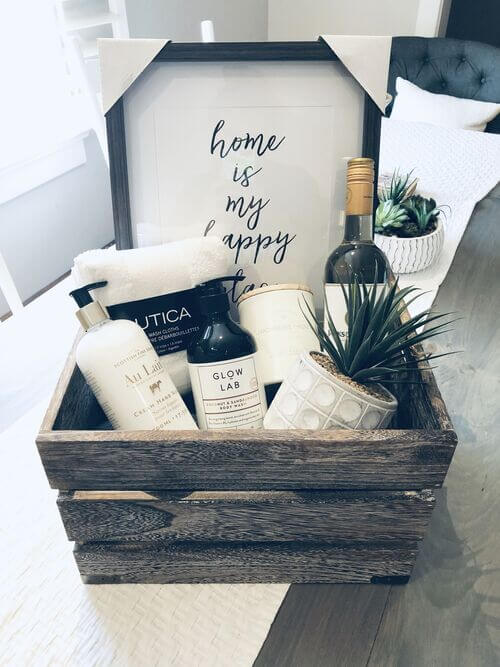 diy housewarming basket ideas