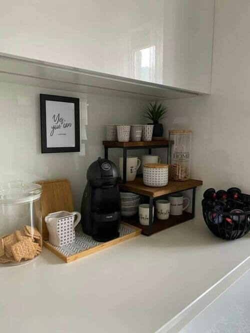 kitchen coffee station decor