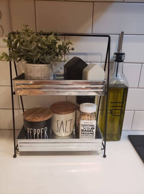 rustic farmhouse tray for counter